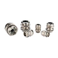 EMC Multi Sized IP68 Brass Gland | 25mm Thread Size | 13-18mm Cable Diameter | Durable Brass by Tuff