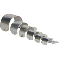 Hot Dipped Galvanised Half Saddle Clamp for 25mm Tubing | Corrosion Resistant | Durable Construction by Tuff