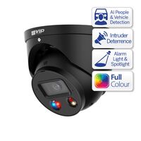Professional AI Series 8.0MP Fixed Deterrence Turret (Black)