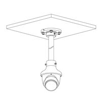 Professional AI Series 8.0MP Fixed Deterrence Turret (Black)