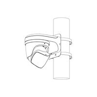 Professional AI Series 8.0MP 180° Active Deterrence Turret
