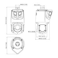 VIP Vision Professional AI Multi Vision Camera (PTZ + 180º Turret)