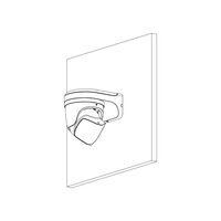 Professional AI Series 8.0MP 180° Active Deterrence Turret (Black)