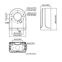 Right Angle Wall Mount Camera Bracket