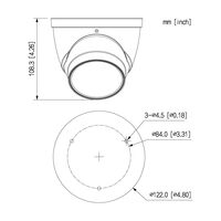 Professional AI Series 6.0MP Motorised Turret