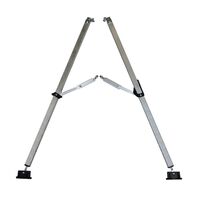 Ladder Stabiliser Twin Pack | 2-Bolt Mounting | Adjustable Length | Foldable Design by Gorilla Hartman