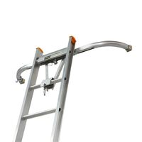 Ladder Outrigger Stabilizer | Spring Loaded Locking Mechanism | 1150mm Wide Span | Paint Bucket Hook by Gorilla Hartman