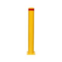 Fixed Bollard 1300mm | Hot Galvanised Steel | Yellow Powder Coating | Surface Mounted by Gorilla Hartman
