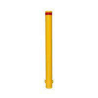 Fixed Bollard 1600mm | Hot Galvanised Steel | Yellow Powder Coating | In-Ground Installation by Gorilla Hartman
