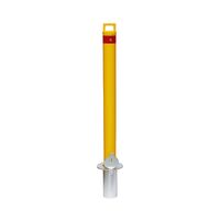 Removable Bollard Keylock 900mm | Hot Galvanised Steel | Yellow Powder Coating | Secure In-Ground Installation by Gorilla Hartman