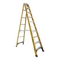 Single Sided A-Frame Ladder 3.0m | Fibreglass | 180kg Capacity | Heavy Duty Design by Gorilla Hartman