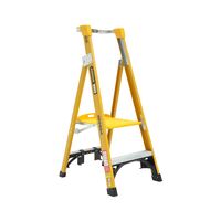 Fibreglass Platform Ladder 0.6m | 180kg Load Capacity | Heavy Duty & Non-Conductive | by Gorilla Hartman