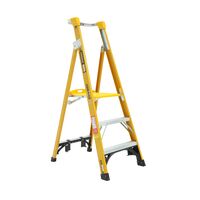 Fibreglass Platform Ladder 0.9m | 180kg Load Capacity | Heavy Duty & Non-Conductive | Industrial Use by Gorilla Hartman