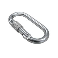 Screwgate Carabiner 20kN Load Limit | High-Strength Alloy Steel | Secure Locking Mechanism by Gorilla Hartman