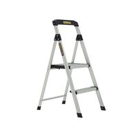 Household Step Ladder 2 Step | 120kg Load Capacity | Lightweight Metal Frame & Tool Tray | Compact Design by Gorilla Hartman