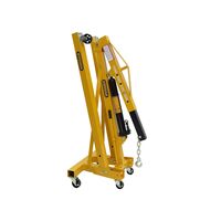 Folding Workshop Crane 1 Tonne Max Load | Multiple Lift Capacities | Foldable Design | Heavy-Duty by Gorilla Hartman
