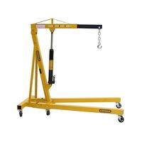 Folding Workshop Crane 1 Tonne Max Load | Multiple Lift Capacities | Foldable Design | Heavy-Duty by Gorilla Hartman