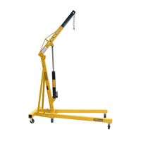 Folding Workshop Crane 1 Tonne Max Load | Multiple Lift Capacities | Foldable Design | Heavy-Duty by Gorilla Hartman