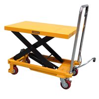 Gorilla Scissor Lift Trolley | 500kg Max Load | Adjustable Height 280-900mm | Ergonomic Handle | by Gorilla Hartman