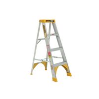 Single Sided A-Frame Ladder 1.2m | Heavy Duty Aluminium | 180kg Load Capacity | Lightweight Design by Gorilla Hartman