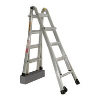 Multi-Purpose Aluminium Ladder | 120kg Load Capacity | A-Frame & Extension Configurations | Gorilla Mighty® 15 by Gorilla Hartman