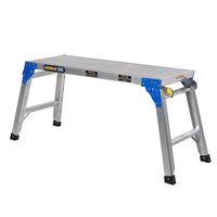 Adjustable Work Platform with Connecting Brackets | 0.6 to 0.9m Height | 1100 x 390 mm Area | Positive Locking Mechanism by Gorilla Hartman