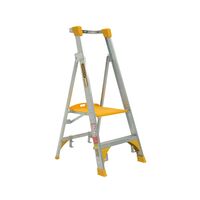 Aluminium Platform Ladder 3.6m | 180kg Load Capacity | Heavy Duty Construction & Safety Handrail | Gorilla Hartman