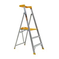 Platform Ladder 3 Step | 0.85m Height | 150kg Load Capacity | Lightweight Aluminium by Gorilla Hartman
