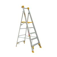 Aluminium Platform Ladder 1.5m | 180kg Load Capacity | Heavy Duty Design & Handrail Safety | by Gorilla Hartman