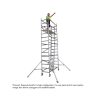 Scaffold Core Pack with Castors & Trapdoor Platform | Mobile & Stable by Gorilla Hartman