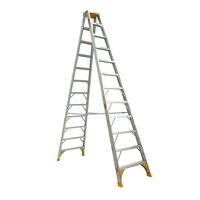 Double Sided A-Frame Ladder 3.6m | 180kg Load Capacity | Heavy Duty Aluminium | Stable Design by Gorilla Hartman