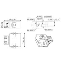 Trunnion Wall Adjustable Bracket for LSL-B Street Lights
