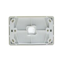 Grid Plate 1 Gang - White