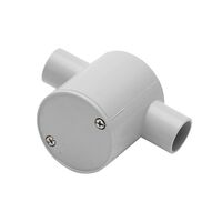 25mm Grey 2-way Deep Junction Box