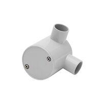 25mm Grey 2-way Angled Deep Junction Box
