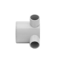 25mm Grey 2-way Angled Deep Junction Box