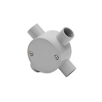 25mm Grey 4-way Junction Box