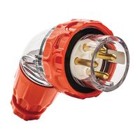 4 Pin Round Angled Industrial Plug 20A