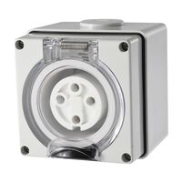 4 Pin Round Industrial Socket 50A