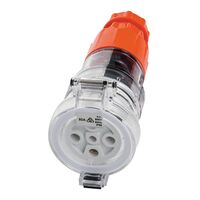 5 Pin Round Extension Socket 40A