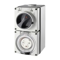 3 Pin Round Industrial Switch & Socket 32A