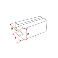 Air Conditioning Duct | 100mm Plastic Mounting block