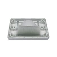 Reverse bullnose wall plate | White