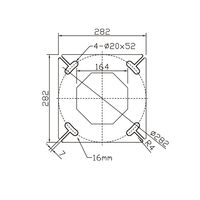 4.0m Octagonal Hinged Light Pole