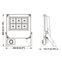 Commercial 50W 5000K LED Sensor Flood Light
