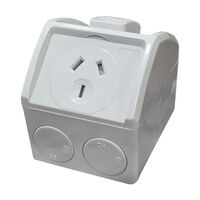 IP53 Weather Protected Single Power Point 15A