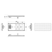 60W Microwave Sensor Solar LED Street Light