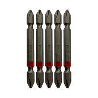 Powerbit Phillips No2 Double Ended Length 75mm Magnetic 5 Pack