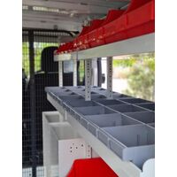 RolaShelf Bin To Suit RSSHL/48/88/108/128 Grey