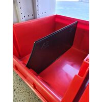 RolaCase Bin Divider For RP240 Bins Black